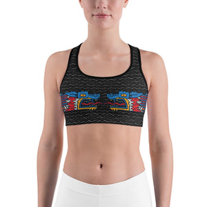 Moon Tooth Queen Wolf Sports Bra
