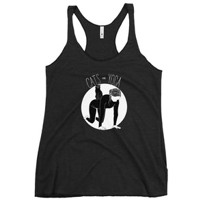Cats and Yoga Racer Tank