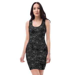 Spiderweb Fitted Dress