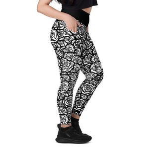 Rose Leggings with Pockets