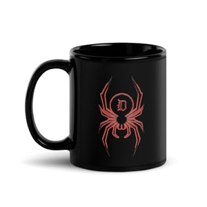Spider Black Glossy Mug