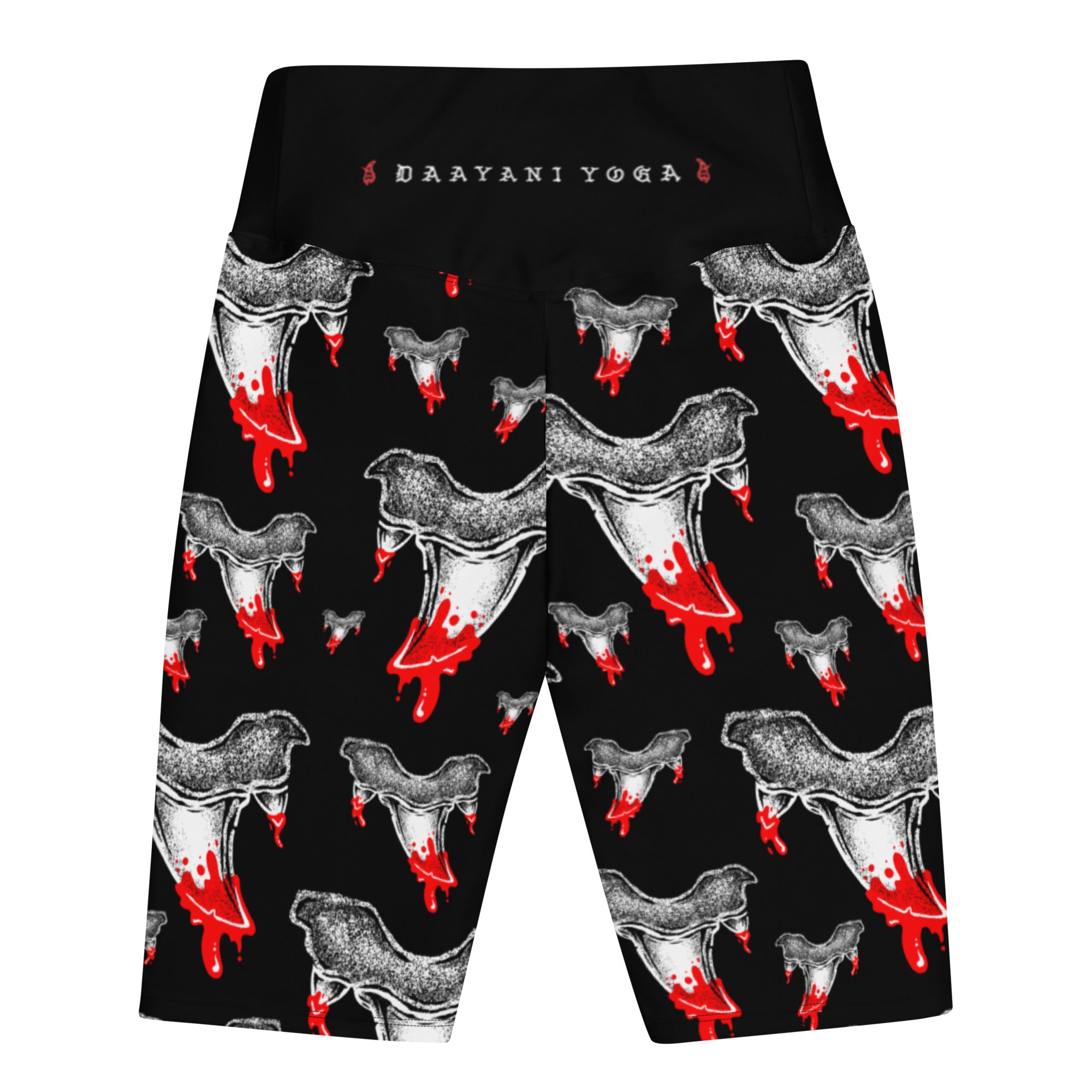 Shark Tooth Biker Shorts