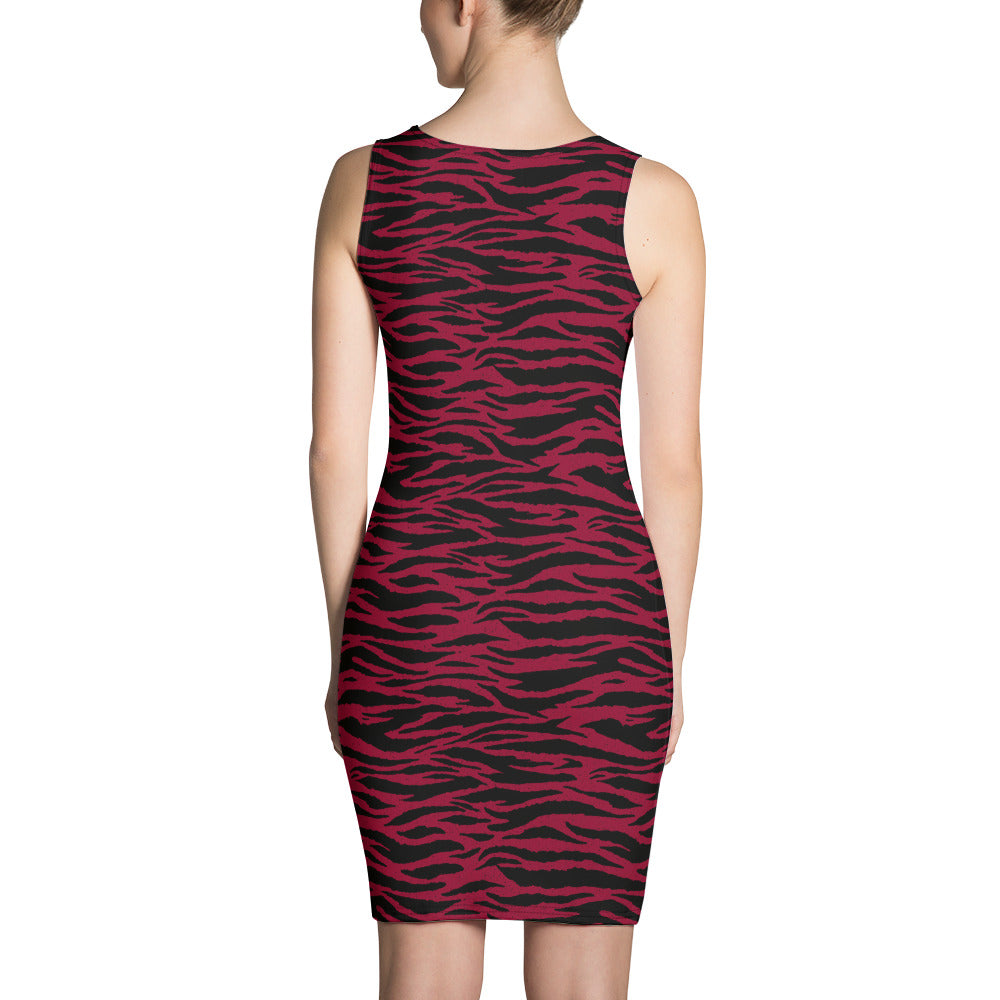 Tiger Queen Fitted Dress