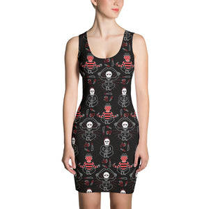 Horror Yogis Fitted Dress
