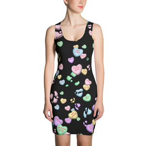 Candy Heart Fitted Dress