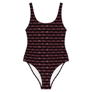 Barbed Wire One-Piece Swimsuit