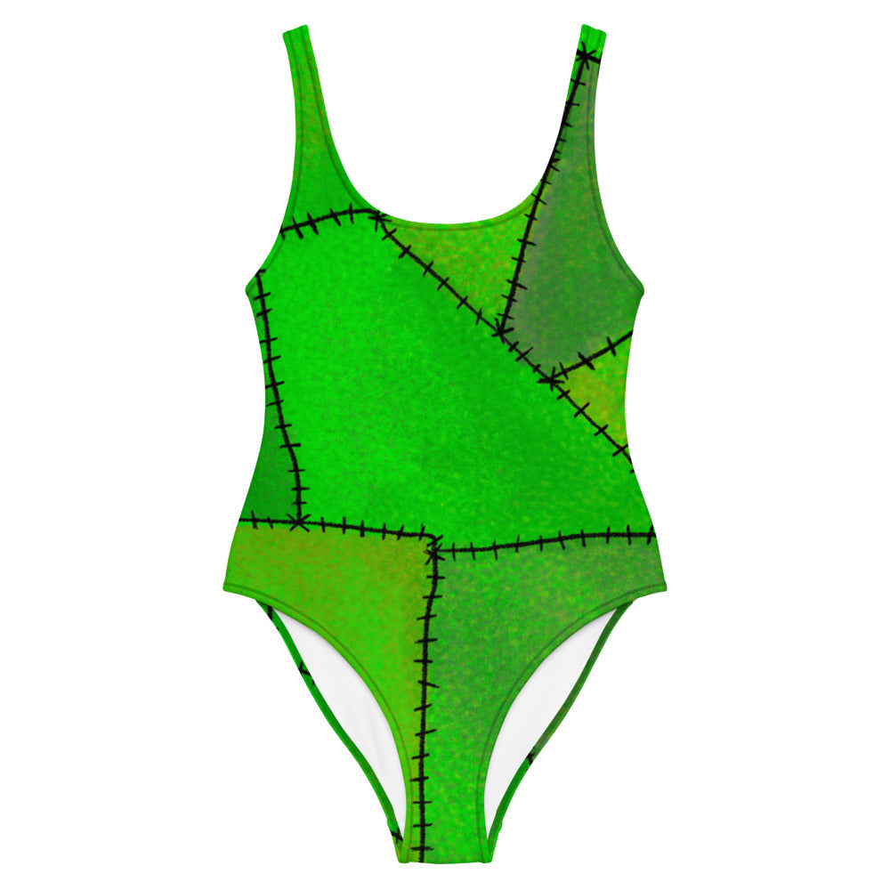 Stitched One-Piece Swimsuit