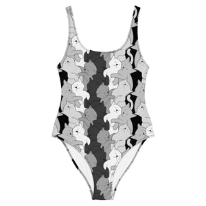 Cats & Yoga One-Piece Swimsuit