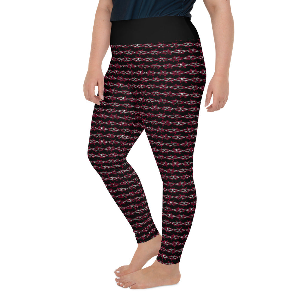 Barbed Wire Plus Size Leggings