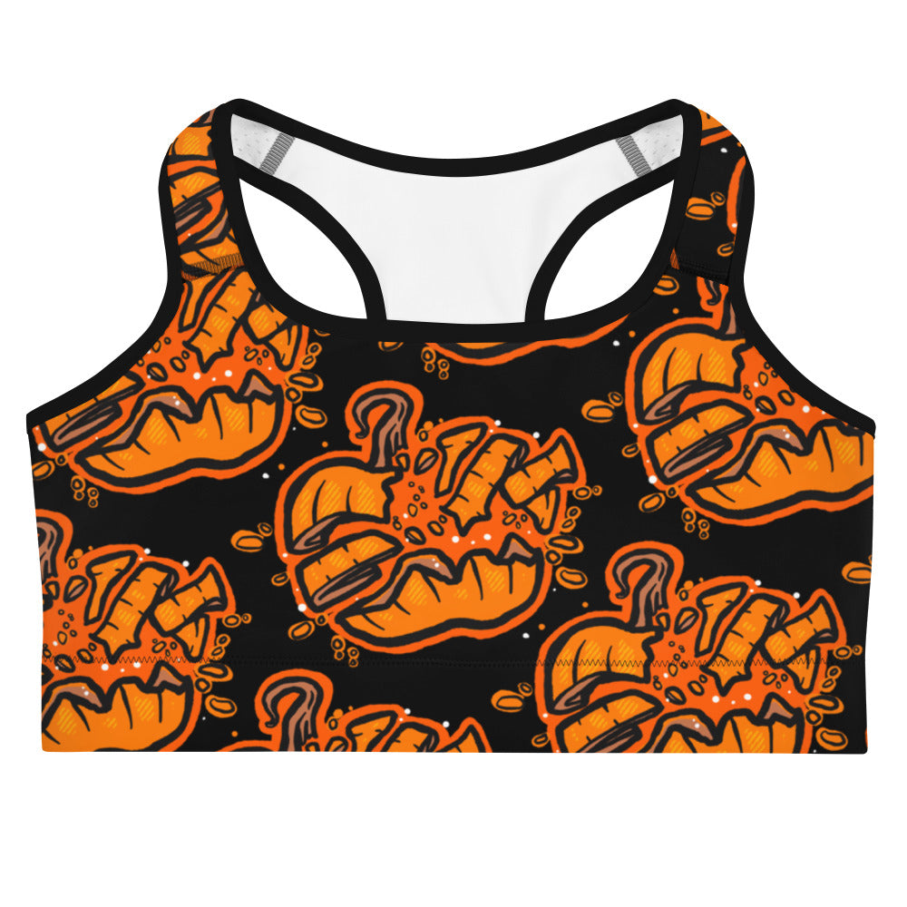 Pumpkin Smash Sports Bra – Daayani Yoga