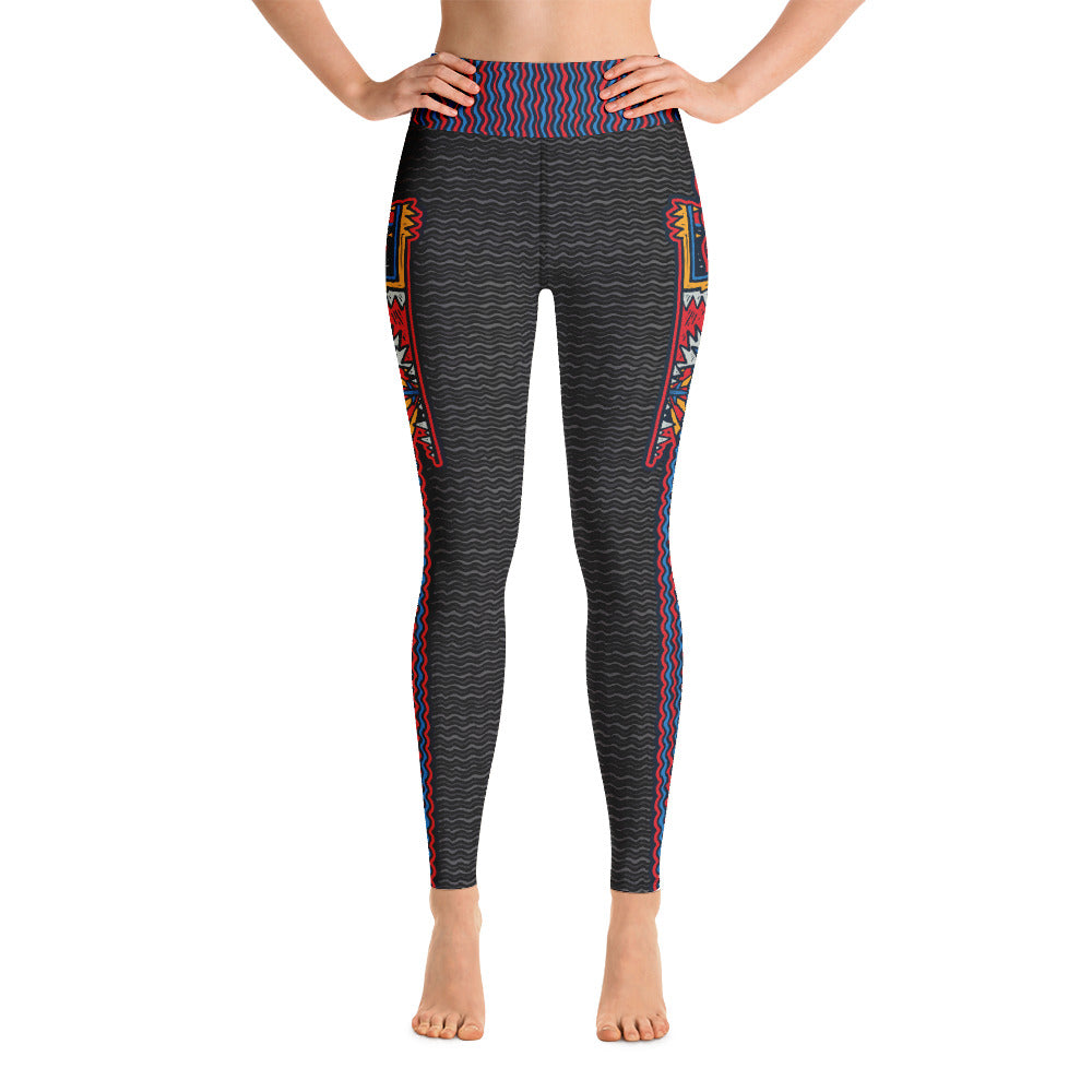 Moon Tooth Queen Wolf Yoga Pants