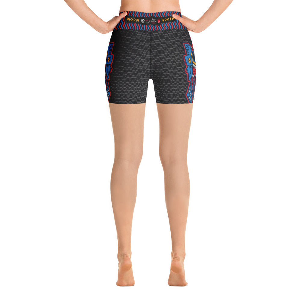 Moon Tooth Queen Wolf Yoga Shorts
