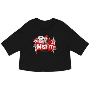 Misfit Loose Drop-Shoulder Crop Top