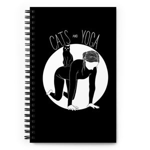 Cats and Yoga Spiral Notebook