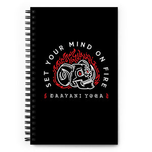 Set Your Mind On Fire Spiral Notebook