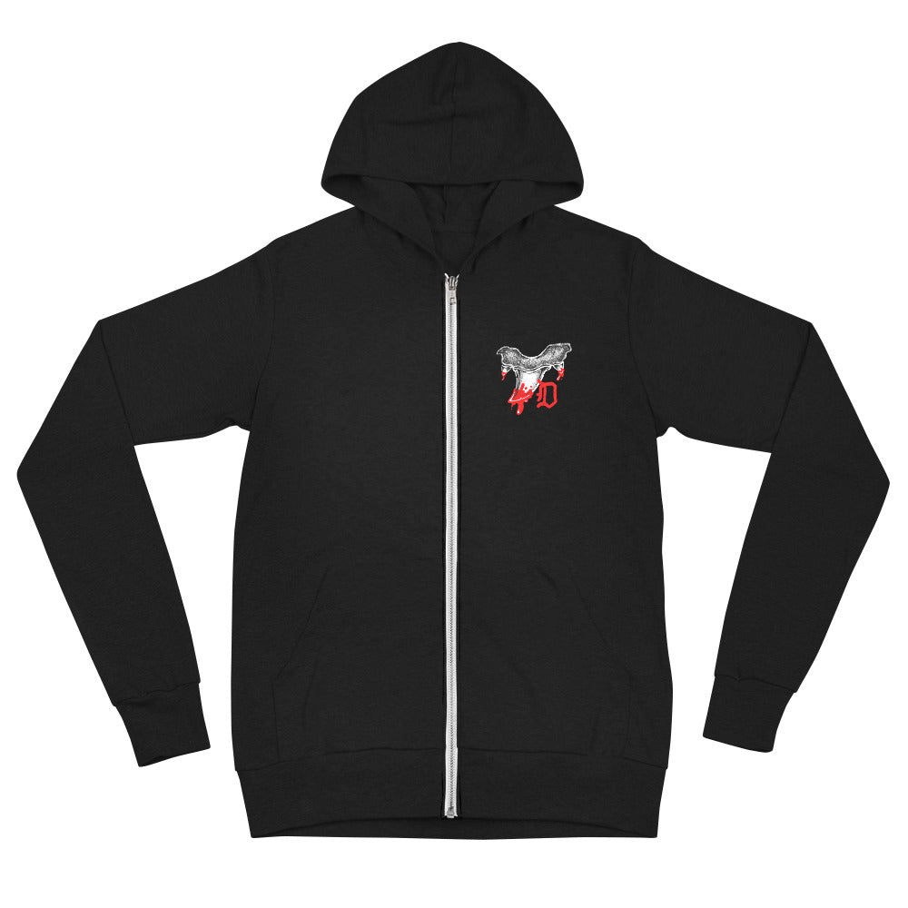 Eat Your Heart Out Light Zip-Up Hoodie