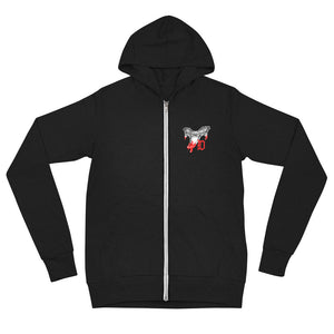 Eat Your Heart Out Light Zip-Up Hoodie