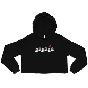 Fatally Yours Crop Hoodie